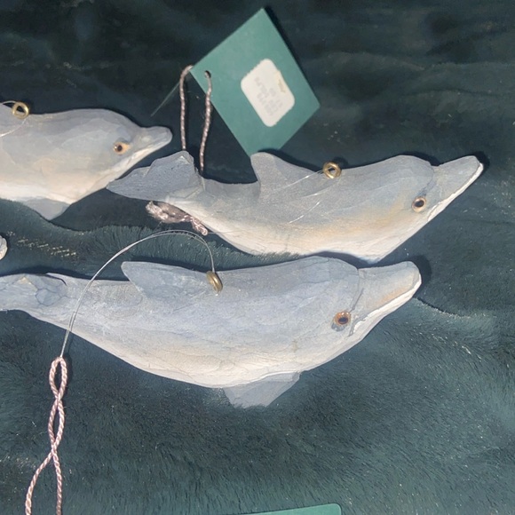 Ornimals dolphins wood crafting ornamental 4 - Picture 1 of 10